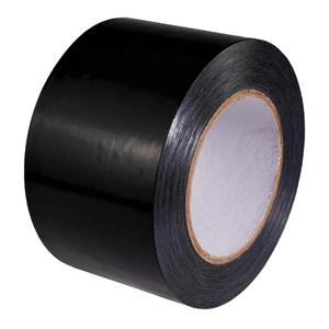 Vapor Barrier Tape, 3" Polyethylene Tape Black Seal Tape for Crawl Space, Underlayment, Marine Use, Repair,Construction Sheathing Seal Film, 180 Foot Roll