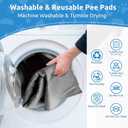 Washable Reusable Dog Pee Pads, 34"x52" Absorbent & Waterproof Puppy Training Pad for Crate, Playpen & Carpet, Large Potty Pads for Dogs, Cats & Small Pets