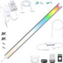 Smart Under Cabinet Lights, LED Light Bar, White & RGB Multi Color Changing Counter Lighting. Alexa Google App Controlled Lamp for Kitchen ,Shelf, Bookcase, above Sink, Desk (1-Bar 20 Inch Kit)