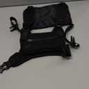 MVRK Water Resistant Chest Pack - Running Vest for Workouts, Running Phone Holder Extra Storage, Lightweight Running Pack (Black)