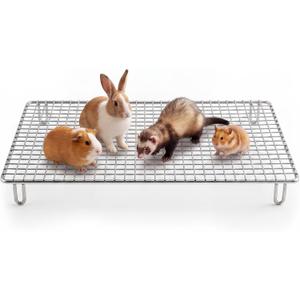 Maxcheck Stainless Steel Grids for Large Rabbit Litter Box Heavy Duty Cage Grid for 22x18x3 Inch Cage, Easy Clean Replacement-cage Bottom for Rabbit, Cat, Guinea Pig & Chinchilla