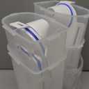 HNNJCK 4 Pcs Set Rice Storage Container 5.5lb, Rice Dispenser with Measuring Cup & Pour Spout for Flour Pasta Grain Pet Dog Cat Bird Food Storage Container