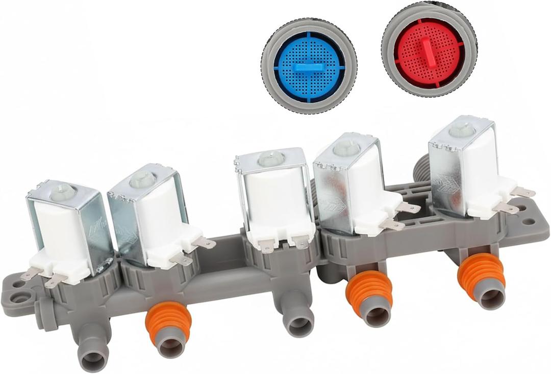 AJU73213301 AJU75152601 5221EA1008F Washer Water Inlet Valve - OEM Part 2025 UPGRADED, Fits for Kenmore LG Washers WT7200CW WT5001CW 79631522211