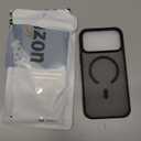 SUPFINE Magnetic for iPhone 17 Pro Max Case (Compatible with MagSafe)(Military Grade Drop Protection) Translucent Matte Shockproof with Anti-Fingerprint Phone Cover, Black