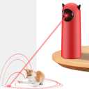 Laser Cat Toys for Indoor Cats, [2025 Newly Upgraded] Real Trajectory Motion Activated Cat Toy, Automatic Laser Pointer Interactive Automated Cat Toys for for Bored Indoor Adult Cats/Dogs/Kittenes