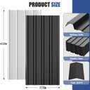 Brakki Metal Roofing Panels 10pcs 52.4 ft², Black Corrugated Galvanized Steel Roof Panels with Screw, Heavy Duty Metal Siding Suitable for Garages Chicken Coop Sheds Stables Patio, 10pcs/L42.52"