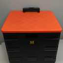 MaxWorks 50830 Collapsible Black Rolling Folding Dolly Cart for Teachers - Multi-Functional Teacher Dolly with Extra Storage, Durable Wheels, and Easy-to-Fold Design for Classroom, Office, Shopping