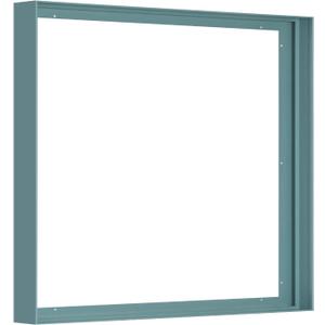 Canvas Frame for 36x36 Art Prints Oil Paintings, 1.5" Deep DIY Metal Square Floating Frames for Landscape Portrait Living Room Fireplace Decor, Horizontal or Vertical Display (Cadet Blue)