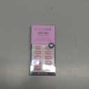 BTArtbox Press On Nails Short - Square Press On Nail, Pink Chrome Nail Tips Glue On Nails with Nail Glue, Reusable Stick On Nails in 16 Sizes - 32 Soft Gel Fake Nails Kit, Lotus Glazed