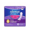 Always Discreet Adult Incontinence Pads for Women, Heavy Absorbency, Long Length, Postpartum Pads, 84 Count (3 Packs of 28)