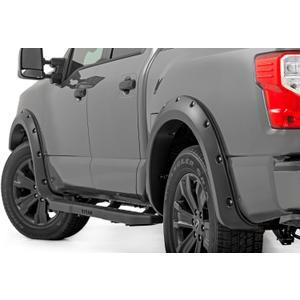 Rough Country Pocket Fender Flares for 2017-2024 Nissan Titan - F-N101705A