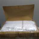 JA COMFORTS 1818 Premium Goose Down Feather Throw Pillow Inserts(Set of 2)-5% Down Filling,High Filling Weight,250 TC Cotton Cover, Square, White