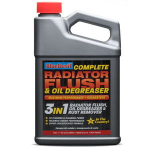 BlueDevil Products 00203 Radiator Flush & Oil Degreaser - 1 Quart