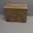 BAGAIL Kids Velvet Hangers 11 Inches Children's Clothes Hangers Non-Slip Baby Hangers for Infant/Toddler (Ivory,50pack)