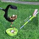 Nut Gatherer for Walnuts with 1.8-Gallon Capacity, No-Bend Emptying DesignAcorn Picker Upper Roller Suitable for 1.2"-3.6" Walnuts,Chestnuts, Fallen Apples & Tennis Balls(No Small Acorns) (Green)