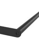 Towel Bar for Bathroom Wall, Black 24 Inch Single Towel Bar Rods for Bathroom, Stainless Steel Heavy Duty Towel Racks for Bathroom Wall Mounted