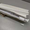 LazBlinds No Drill Cordless Roman Shades for Windows, 34" W x 72" H, White
