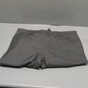 Men's Classic Fit Flex Flat Front Dress Pants Formal Pants for Business & Office (42W x 29L, Dark Gray)