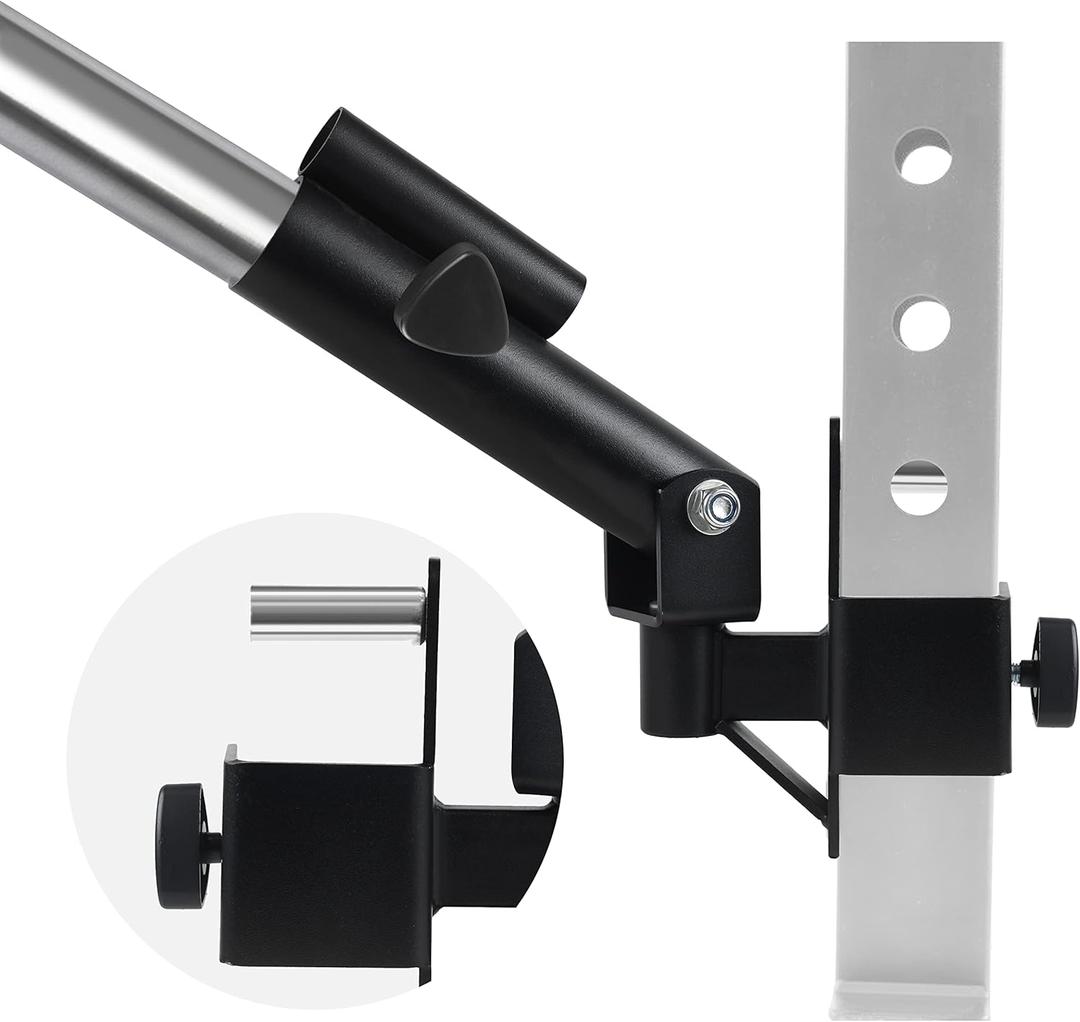 Logest Power Rack Attachments T Bar Row Landmine Attachment - Heavy-Duty Steel Mounted Rack Base - Workout Equipment for Deadlifts Squats  (Rack 2x3 Inch)
