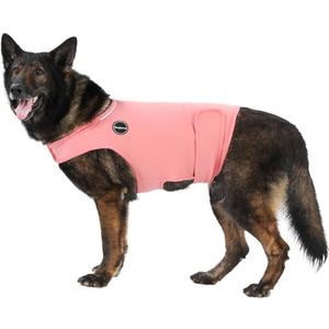 Dog Anxiety Jacket, Skin-Friendly Dog Calming Shirt - Dog Coat for Thunder, Fireworks, Vet Visits and Separation - Keep Pet Calm Without Medicine & Training, Anti Anxiety, Pink, XX-Large