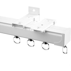 Curtain Track, Ceiling Curtain Track, Aluminum Curtain Rail Ceiling Wall Mounted Room Divider for Window, Rv, Shower, Size 37.5inch