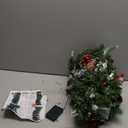 3 Pieces Christmas Garland Red Berry Green Garland 5.7 ft Artificial Christmas Red Berry Flower Vine Winter Holly Leaves Outdoor for Fireplace Home Decor(Green)