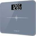 Ultra-Wide NUTRI FIT Bathroom Scale Digital High Accuracy Body Weight Scanner with Easy-to-Read Backlit LCD, 400 Pounds Ultimate Grey