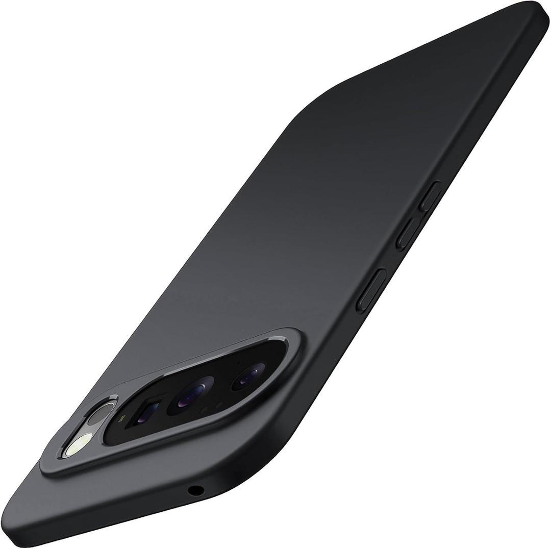 JETech Case for Google Pixel 10 Pro XL 2025, Soft TPU Protective Phone Cover with Matte Finish, Shockproof (Obsidian)