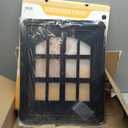 Large Pet Screen Door, 13 x 17 inches, Magnetic Self-Closing Dog Cat Door with 4-Way Entry, Black (Large)