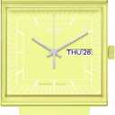 Swatch Square Bioceramic Unisex Watch Casual Bioceramic Yellow Quartz Waterproof What If...Lemon?