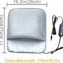 Heated Foot Warmers, Electric Foot Heating Pad, for Home and Office, Gift