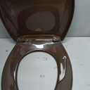 Bemis Classic Colors Slow Close Toilet Seat, Easy Clean Hinges and Durable Plastic Seat, Made in USA, Elongated, Espresso Brown