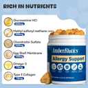 2 x Dog Allergy Relief, Boosts Immunity, Relieves Skin Itching Caused by Seasonal Allergies, Protects Coat, Chicken Flavor - 30 Tablets (120g)