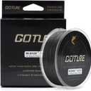 Goture X8 Braided Fishing Line - Ultra Thin Strong Sensitive Smooth and Zero Stretch Fishing Line, Super Abrasion Resistant Tournament Braided Lines - Blue, Black, Dark Green, Army Green- 20-80LB (328yds-65LB-0.45MM)