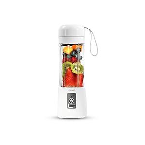 Portable Blender - Cordless 13oz. Personal Blender for Shakes and Smoothies, Licuadora, BPA Free, USB-C Rechargeable, Mini juicer for Travel, Leakproof, Juicer Cup, Ice Crush (White)