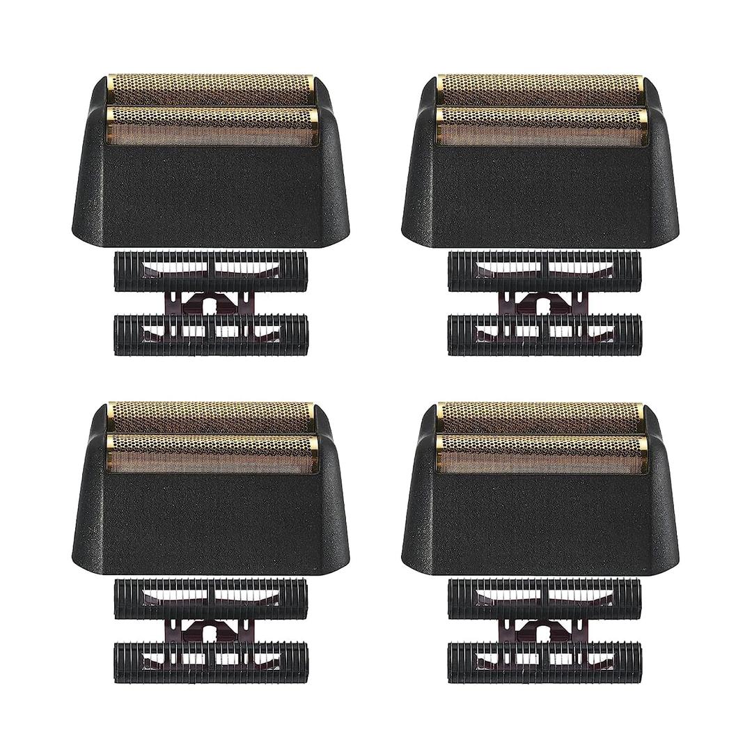 Replacement Heads for Men, 5 Star Series Finale Razor Replacement Foil and Bar Assembly Compatible with wahl Foil 7031-100,7043-100 Shave Replacement Head, 4 Packs (Black)