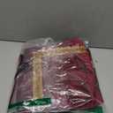 Decorative Velvet Throw Pillow Covers for Sofa Couch Bed Chair, Embroidery Pattern Design, Ruby Red, Pack of 2, 18x18 Inch