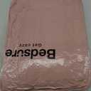 Bedsure Twin Comforter Set Pink for Women - Bed in a Bag Twin Size 5 Pieces, GentleSoft Pintuck Bed Set Gift for Family, Pinch Pleat Pink Comforter with Sheets, Pillowcase & Sham