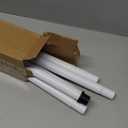 ZMTECH Flag Pole - Upgraded Bracket, 6 FT Stainless Steel Flag Poles for Outside House, Residential or Commerical, Tangle Free Flag Pole Kit for American Flag (Without Flag, White)