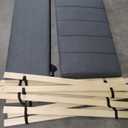 Full Size Twin Trundle And Slats With USB Port On Trundle Gray