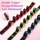 Fitness Resistance Bands with Handles, Fitness Resistance Band for Stretching and Yoga, Fashion Puller Exercise, Adjustable Bands for Full Body Stretching Shaping