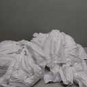 Fixwal White Tablecloth Rectangle 70 x 120 Inch, 2 Pack 6-8ft Polyester Fabric Table Cloths Rectangular Table Covers for Party, Banquet, Dining, Birthday, Wedding