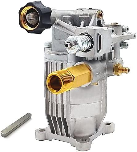 2400-2800PSI Pressure Washer Replacement Pump, 3/4" Shaft Horizontal Pressure Pump Replacement Power Washer Pumps for Power Washer