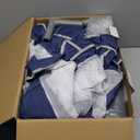 42x42 Inches Puppy Playpen with Dog Pads, Dog Playpen for Puppies or Small Dogs, Pet Playpen for Indoor & Outdoor, Sturdy Safety DogPen with Thickened Fabric, High-Strength Nylon Wire Mesh (Blue)