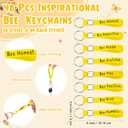 Back to School Gifts for Students from Teacher Inspirational Bee Keychain Cards Bee Student Gift