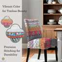 4 Pack Dining Room Chair Covers, Chair Covers for Dining Room Set of 4, Elastic Dining Chair Slipcovers, Dining Chair Slipcover, Kitchen Chair Protector Set of 4, Bohemian 2