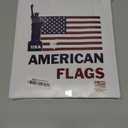 Bradford American Peace Flag 3x5 ft for Outdoors, Embroidered USA Civil Peace Sign Flag, Double Sided United States American Peaceful Flags with 2 Brass Grommets