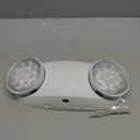 CM MZY Emergency Lights with Battery Backup,Commercial Emergency Light,Two Adjustable LED Light Head,Emergency Lighting Fixtures,120-277V AC, UL Certified, 1 Pack (White)