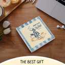 Western Office Decor, Born to Be Wild Until 9PM Cowboy Rodeo Wooden Box Sign, Vintage Rustic Western Decor for Home, Bedroom Office Desk Shelf Tabletop Decor, 5x5 Inch