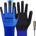 400V Electrical Insulated Gloves Electrician Gloves Flame Retardant&Anti-Slip Grip for Electrical Work